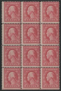 MALACK 505 F/VF OG NH, Double Error Block of 12, Fre..MORE.. g5176