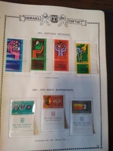 collection in album Israel 1954-1969 MNH CV $250