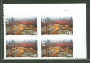 United States #C138b Mint (NH) Plate Block (Landscapes)