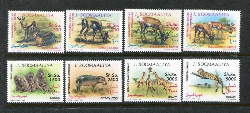 Somalia 611-618 MNH, Animals Pets Tiere Zwierzęta Gazelle Antelopes 1992 x29752