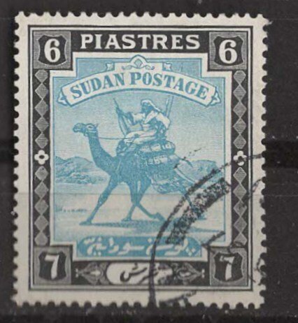 Sudan  # 90 6p Camel & Rider (1) VF Used