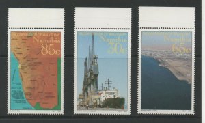 Thematic Stamps Transport - NAMIBIA 1994 WALVIS BAY 641/3  3v mint