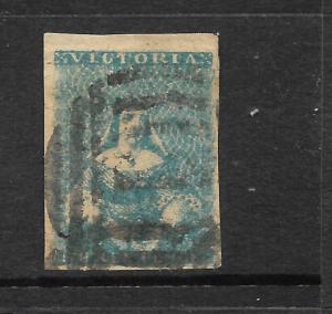 VICTORIA  1850-53  3d   QV     FU    SG 4a