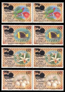 Tonga 1995 Scott #894-897 Mint Never Hinged