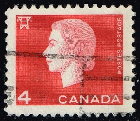 Canada #404 Queen Elizabeth II and Electric Tower; Used (3Stars)