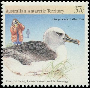 Australian Antarctic Territory 1988 Sc L76a-e Penguin Albatross Dolphin CV $5.25