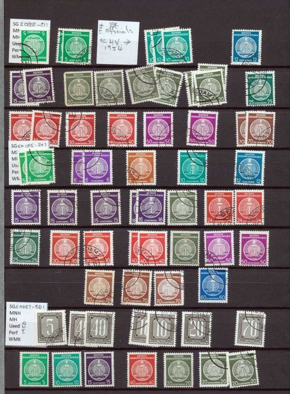 Germany East & West Used mnh mh(Apx 850 Items) (RAZ 811)