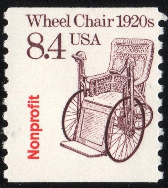 SC#2256 8.4¢ Wheel Chair Coil Single (1988) MNH