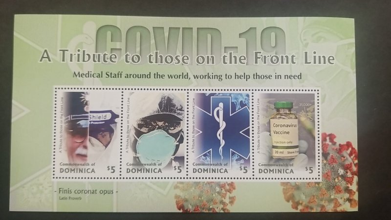 O) 2020 DOMINICA, MEDICINE, COVID 19, PANDEMIC YEAR 2020, COMMONWEALTH