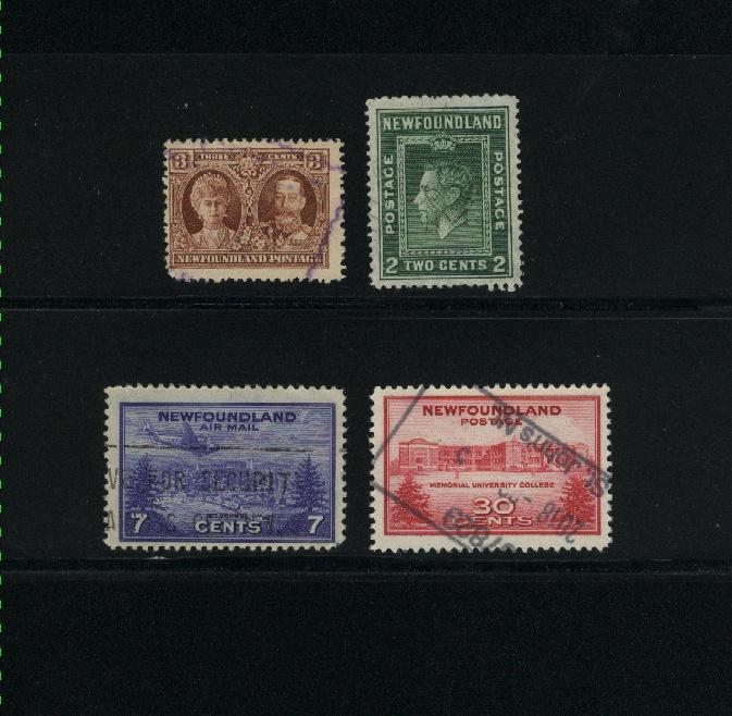 Newfoundland  4 different used  PD