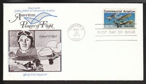 U.S. 1684 Commercial Aviation (Fleetwood)  U/A FDC   (D)