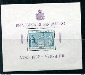 San Marino 1937 Souvenir Sheets Mi Block 1 MNH 13312