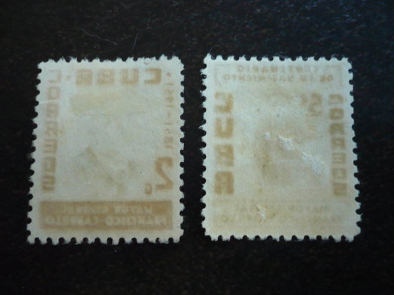 Stamps - Cuba - Scott#537-538 - Used Set of 2 Stamps