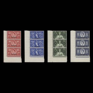 Tangier 1953 (MLH) Coronation cylinder strips ✔️