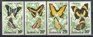 Jamaica Stamp 398-401  - Butterflies