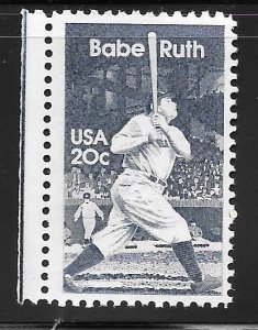 #2046 MNH Single Babe Ruth