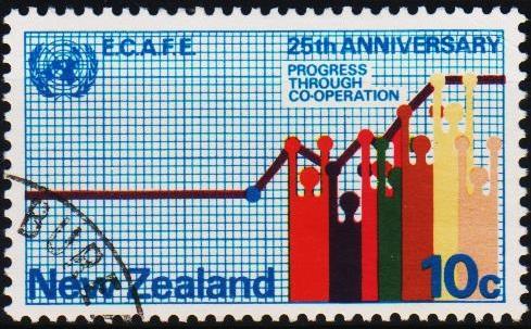 New Zealand. 1973 10c S.G.1002 Fine Used