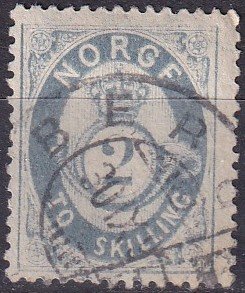 Norway #17  F-VF Used CV $85.00 (Z9593)