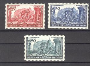 LIECHTENSTEIN COMMEMORATIVES 1939 MNH **