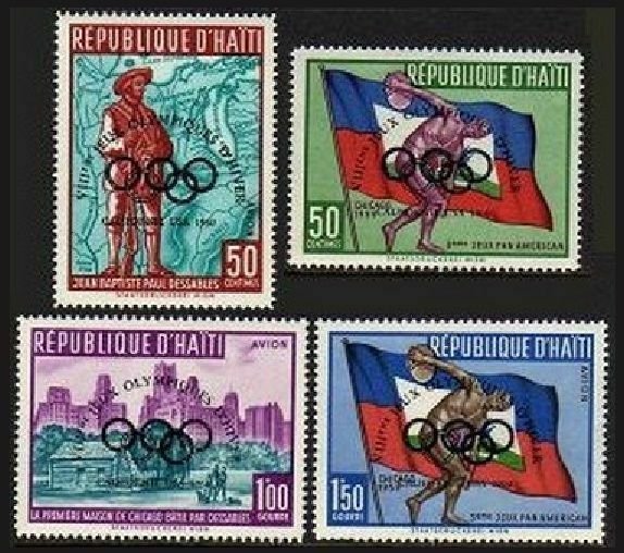 Haiti 451,C148-C150,MNH.Michel 595-598. Olympics Squaw Valley-1960.