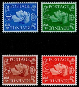 SG504a-507a, COMPLETE SET, M MINT. WMK SIDEWAYS. 