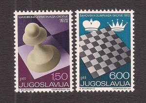 YUGOSLAVIA SC# 1114-15   FVF/MNH  1972