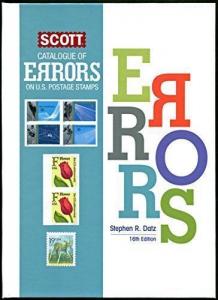 Scott Catalogue of Errors US Postage Stamps 16th Edition Spiral Bound Hardcover