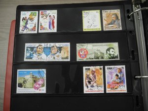 CUBA(2002-2008), Stamp Collection in stock pages(Kenmore binder)