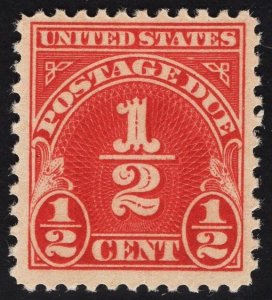 US #J69 1/2c Carmine Postage Due MINT NH SCV $9.50