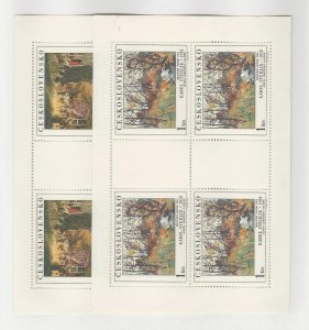 Czechoslovakia, Postage Stamp, #2534-2535 Mint NH Sheets, 1984