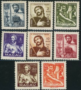 Macao Portuguese 353-360 Famous People Historical Figures Postage Stamps Mint LH