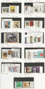 Croatia Postage Stamps, #320//374 Mint NH, 1996-98, JFZ