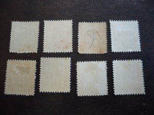 Stamps - Cuba - Scott# 253-256, 258-261 - Mint Hinged Partial Set of 8 Stamps