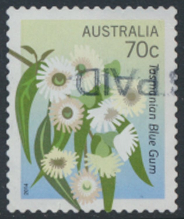 Australia SC# 4060 Flowers 2014 Used Blue Gum  details & scan