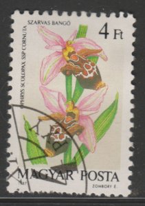 Hungary 3090 Flowers 1987