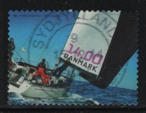 DENMARK  1679 F/VF USED SAILBOATS