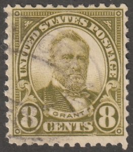 USA, Scott#560,  used, hinged, 0.08 cents,  Grant