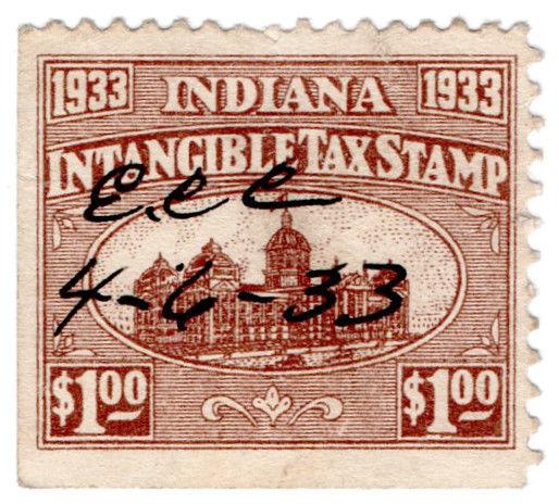 (I.B) US Revenue : Intangible Tax $1 (Indiana)
