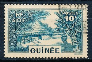 French Guinea #132 Single Used