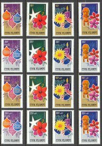 Cook Islands Sc# 537-540, B76-B79, C16-C19, CB1-CB4 MNH 1979 Christmas