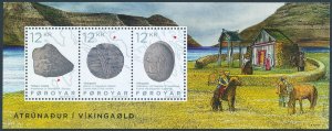 Faroe Islands 2015 Religion in the Viking Era Minisheet SGMS727 MNH