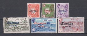 Guernsey Herm Europa 1961 set 5 - unmounted mint NHM