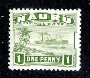 7547 BCX Nauru 1937 Scott# 18a MLH*