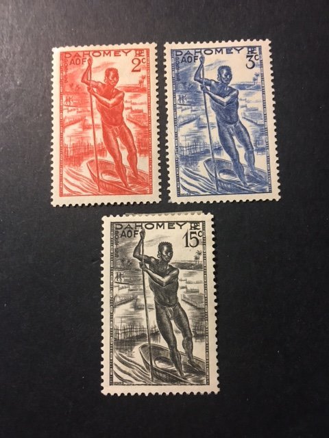 Dahomey sc 113,114,117 MH