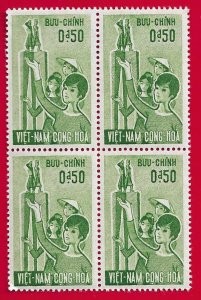 SOUTH VIETNAM SCOTT#203 1963 .50d WOMEN'S DAY BLOCK OF [4] - MNH