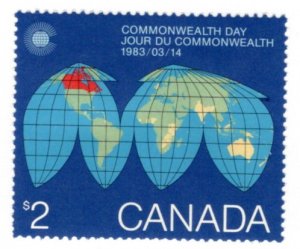 977 Scott, Canada, MNH, 1983 Map of the Earth