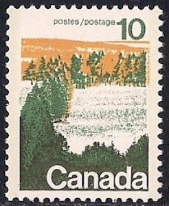 Canada #594 10 cent Forests mint OG NH VF