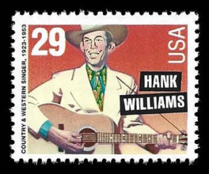 PCBstamps   US #2723 29c Hank Williams, perf. 10, MNH, (23)