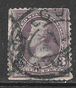 USA 253: 3c Jackson, used, F