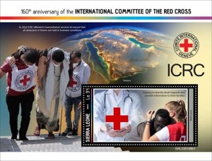 Sierra Leone - 2023 Red Cross Intl Committee - Stamp Souvenir Sheet SRL230108b1